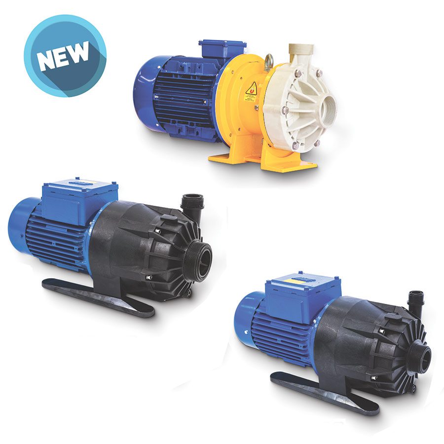 Plastic Mag Drive Pumps - The STN 30, STN 40 and STN 70