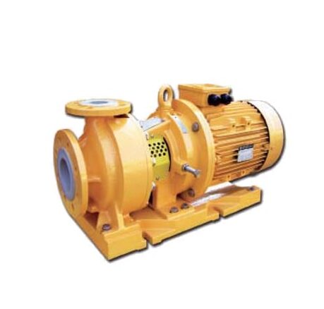 A UCN-BL non-metallic mechanical sealed centrifugal pump