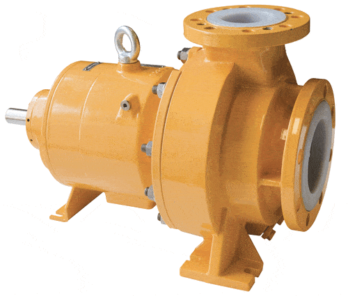 Lined long coupled mag drive pump