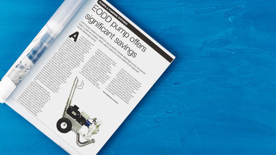 CDR Pumps featured in MEPCA magazine