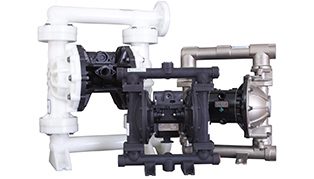 A selection of diaphragm pumps