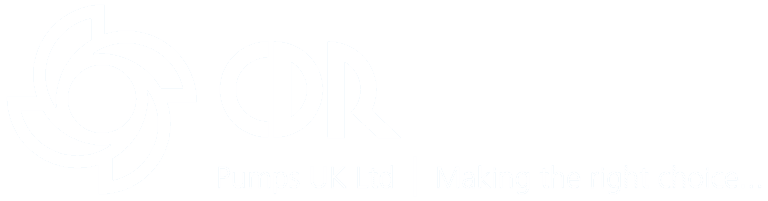 CDR Pumps white logo