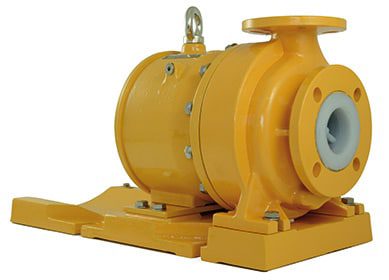 The UTN lined mag drive pump is the product we supplied during this pump crisis
