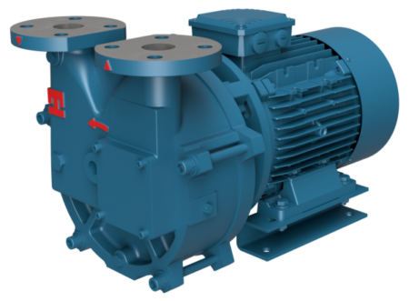 A TRM liquid ring vacuum pump from Pomperavaini supplied by CDR Pumps (UK) Ltd