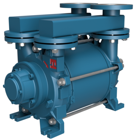 A TRV liquid ring vacuum pump from Pomperavaini supplied by CDR Pumps (UK) Ltd