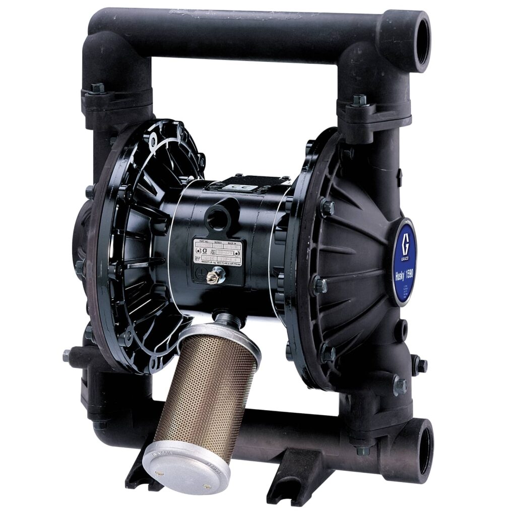 Graco Husky 1590 1-1/2″ Diaphragm Pump Aluminum / PTFE (25A017)