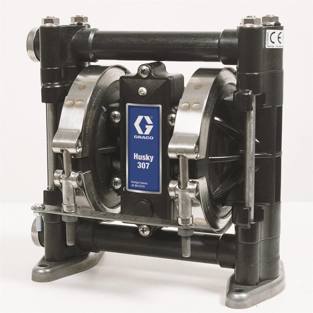 Graco Husky 307 3/8″ Diaphragm Pump Acetal / Santoprene (D3A336)