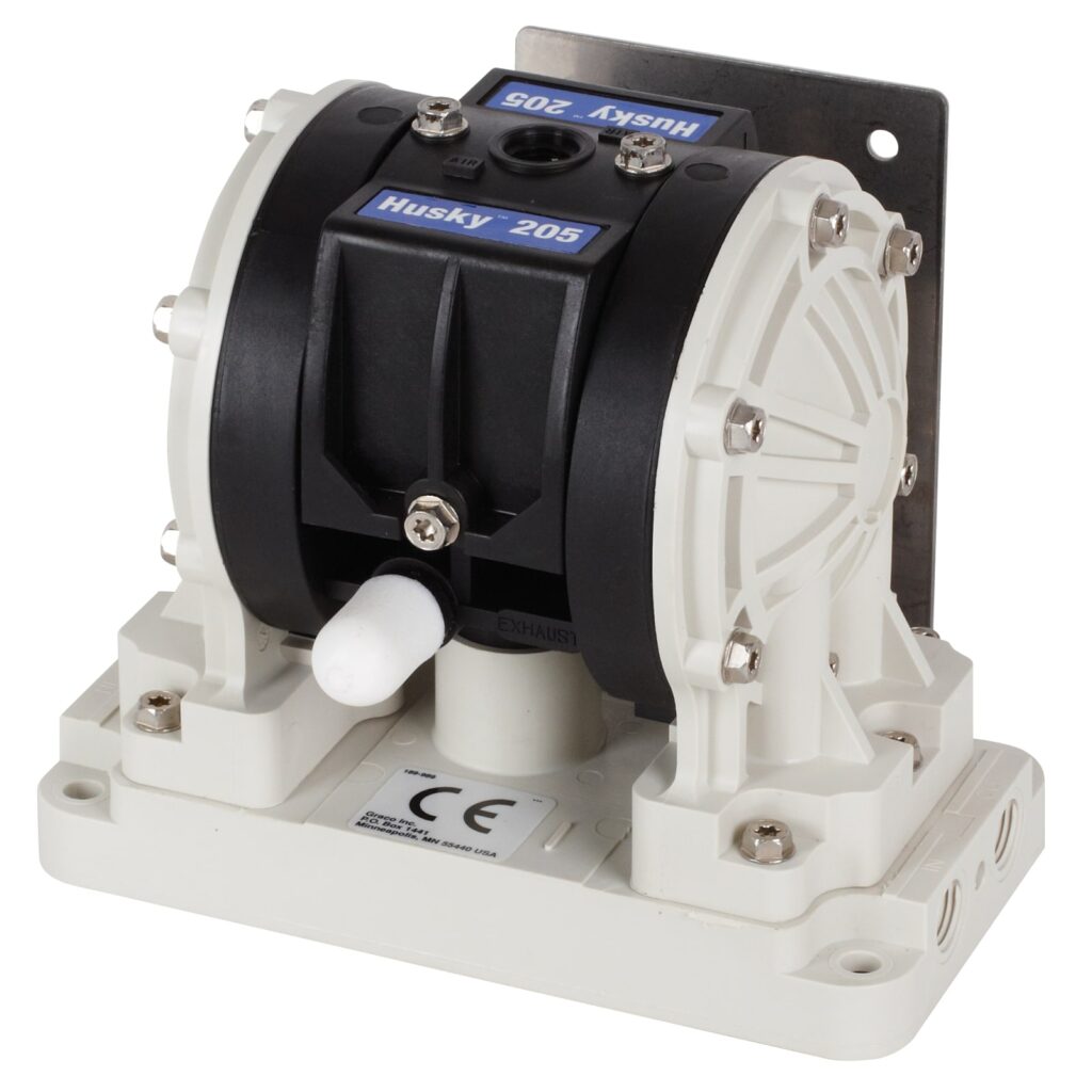 Graco Husky 205 1/4″ Diaphragm Pump PVDF / Santoprene (D150A6)