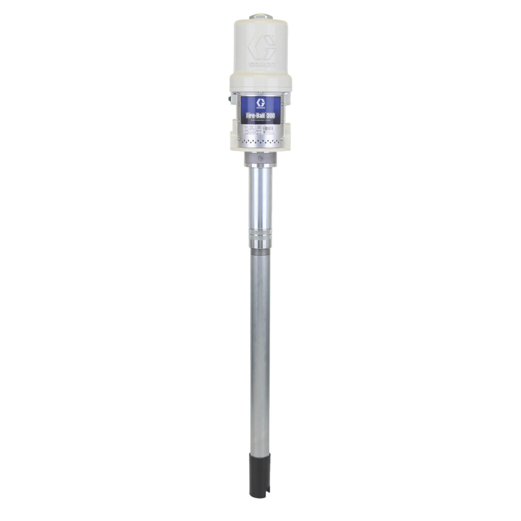Graco Fire-Ball 300 5:1 Oil Pump, 200 Litre (55 Gallon) Drum Size – For Cover Mount (203857)