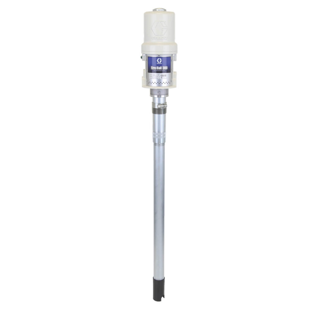 Graco Fire-Ball 300 5:1 Oil Pump 200 Litre (55 Gallon) Drum Size – For Bung Mount (204254)