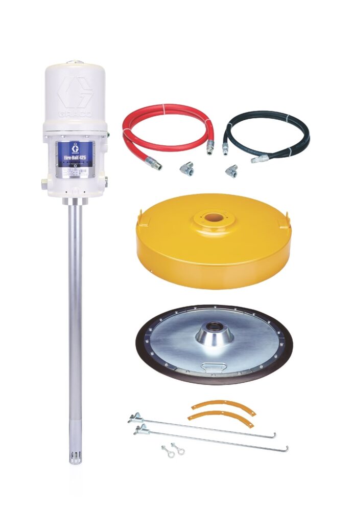 Graco Fire-Ball 425 50:1 54 kg (120 lb) Grease Pump – Lube Truck Package (222075)