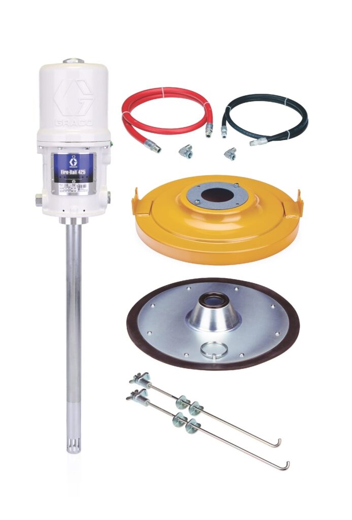 Graco Fire-Ball 425 50:1 54 kg (120 lb) Grease Pump – Lube Truck Package (223107)