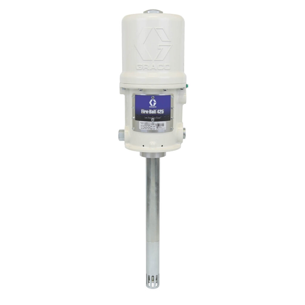 Graco Fire-Ball 425 75:1 54kg 1/2″ x 1.83m (6ft) Grease Pump Stationary Cover-Mount CE Package (239731)