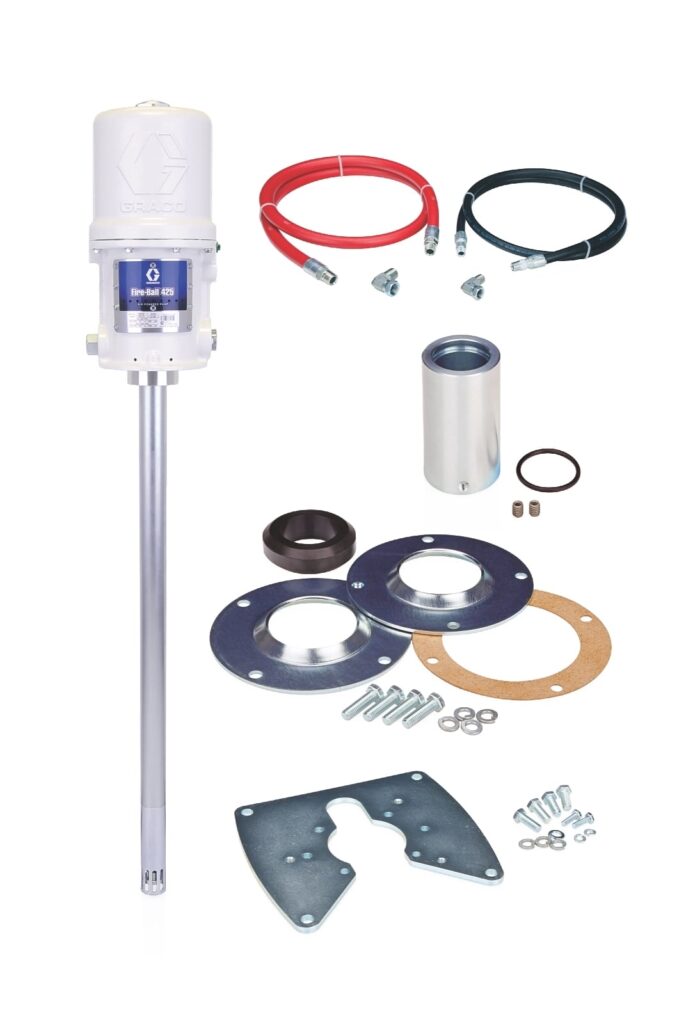 Graco Fire-Ball 425 50:1 181kg (400 lb) Grease Pump Stationary Ram Package (244906)