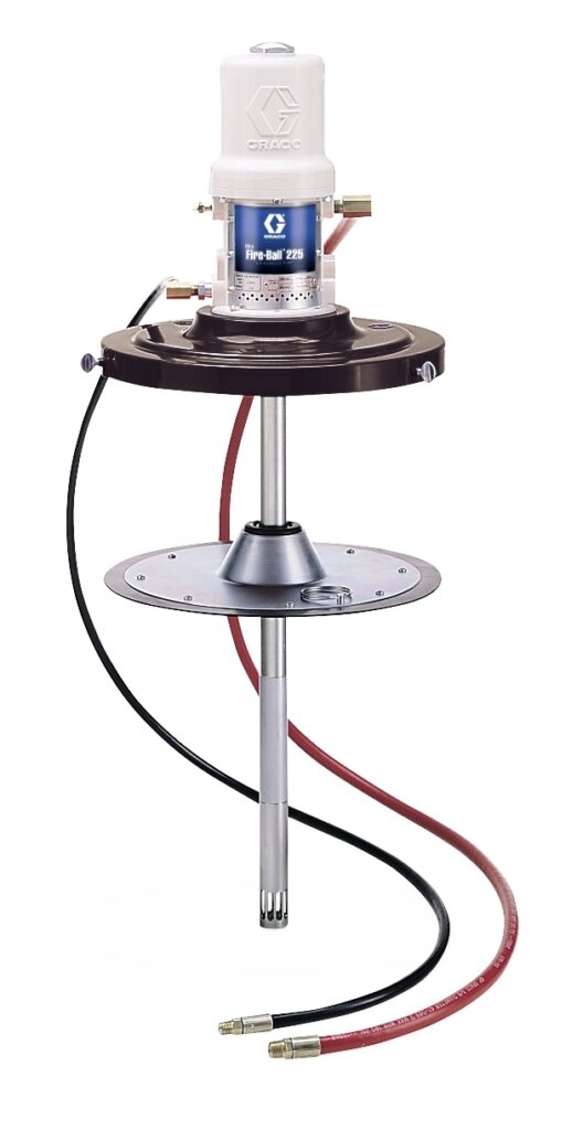 Graco Fire-Ball 225 50:1 54kg (120lb) Grease Pump – Stationary Supply Package (246914)