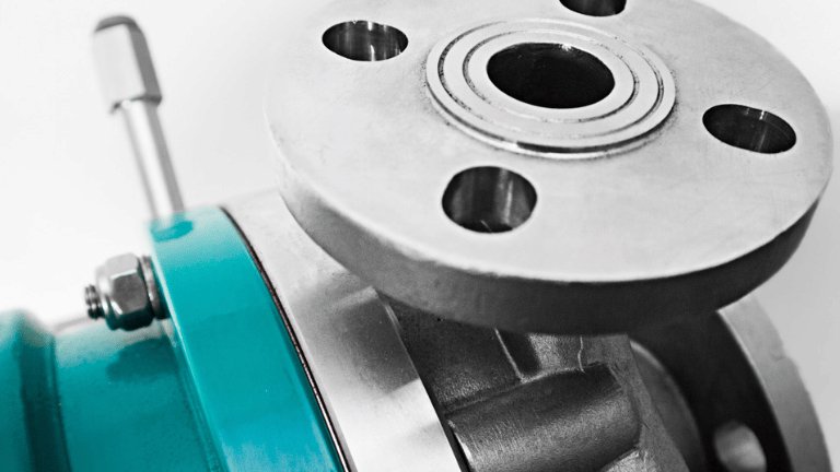 A close up of a magnetic-driven centrifugal pump